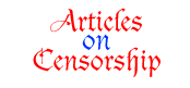 Articles and Essays on Censorship